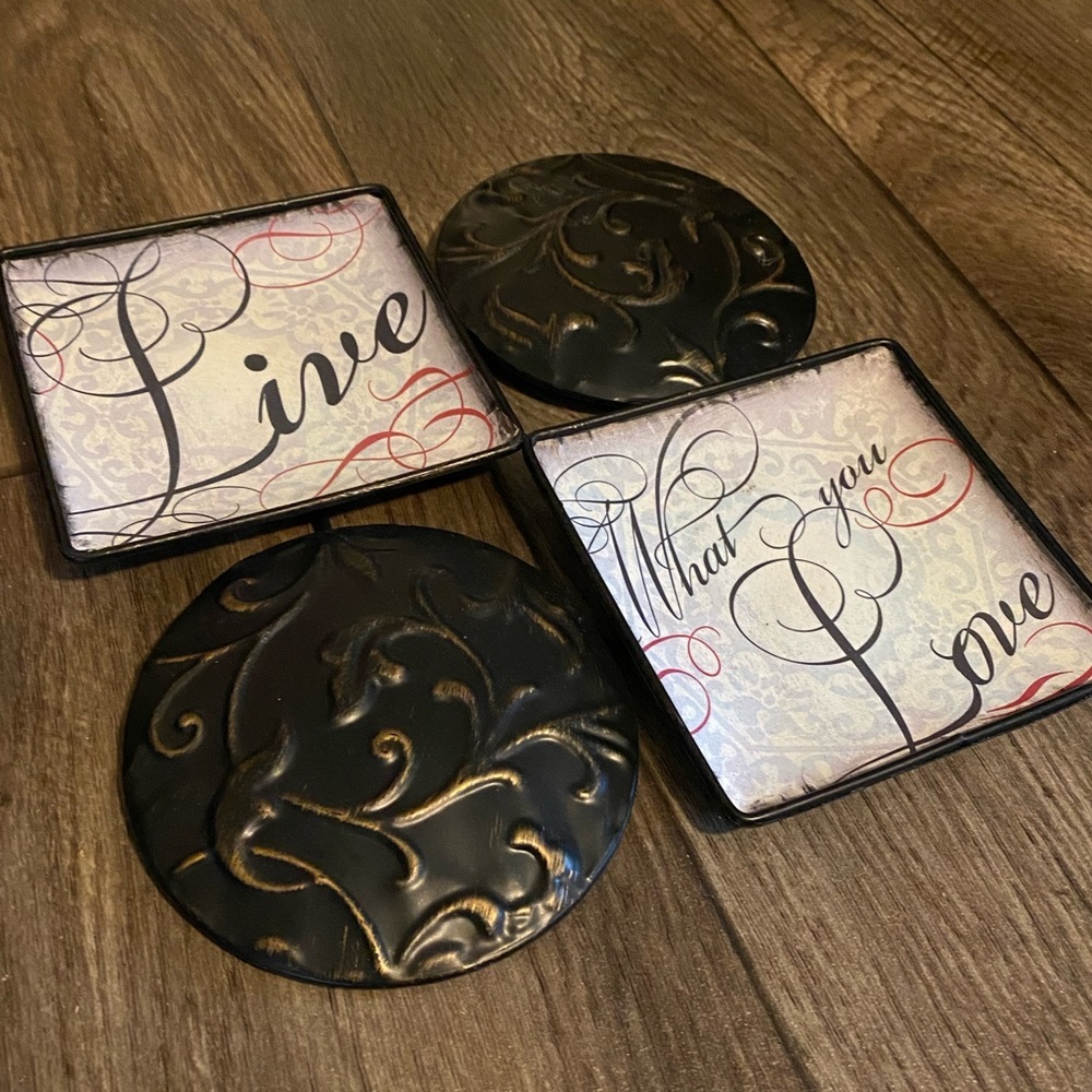 Inspiration Wall Art Decor | Live What You Love Metal Wall Hanging - Picture 3 of 4